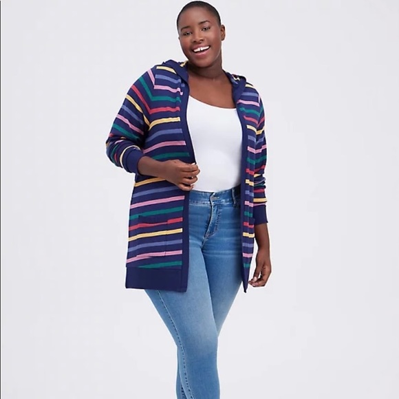 torrid rainbow cardigan